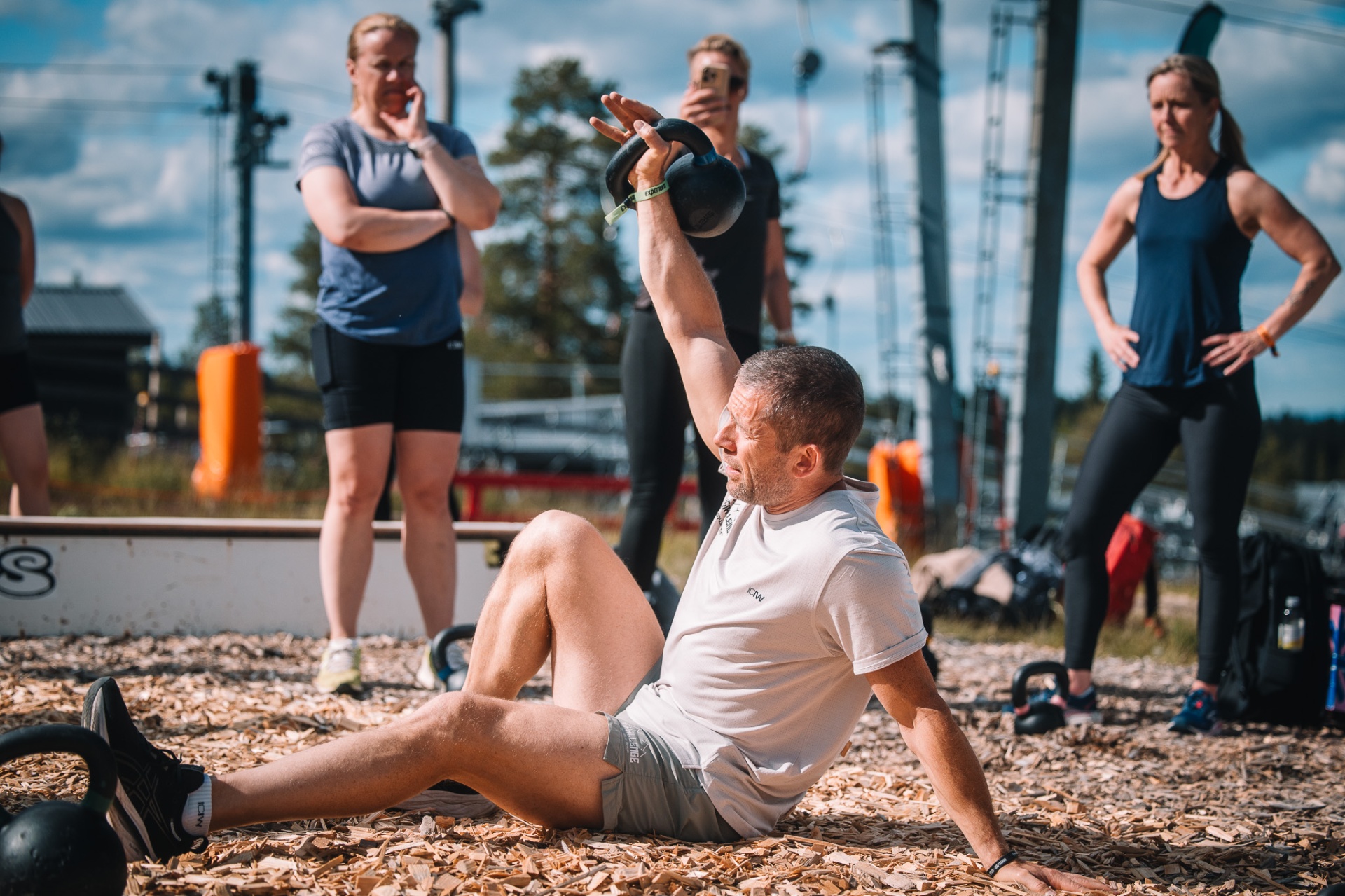 Kettlebell-träning utomhus